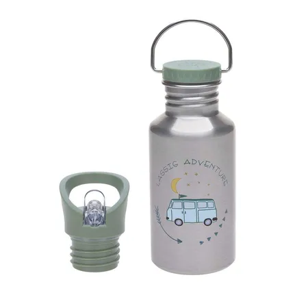 Bild von Lässig Kinder Trinkflasche Edelstahl Bottle, Adventure Bus 0,5L