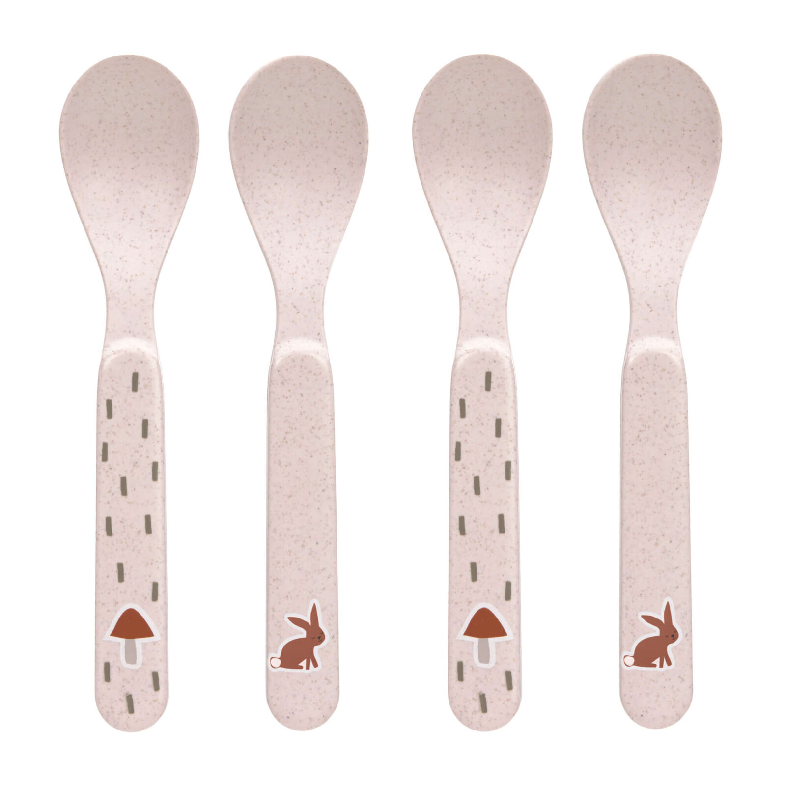 Bild von LÄSSIG Kinder Löffel Set (4 Stk.) Kinderbesteck ohne , BPA-frei, für Spülmaschine und Mikrowelle/Spoon Set Little Forest Rabbit