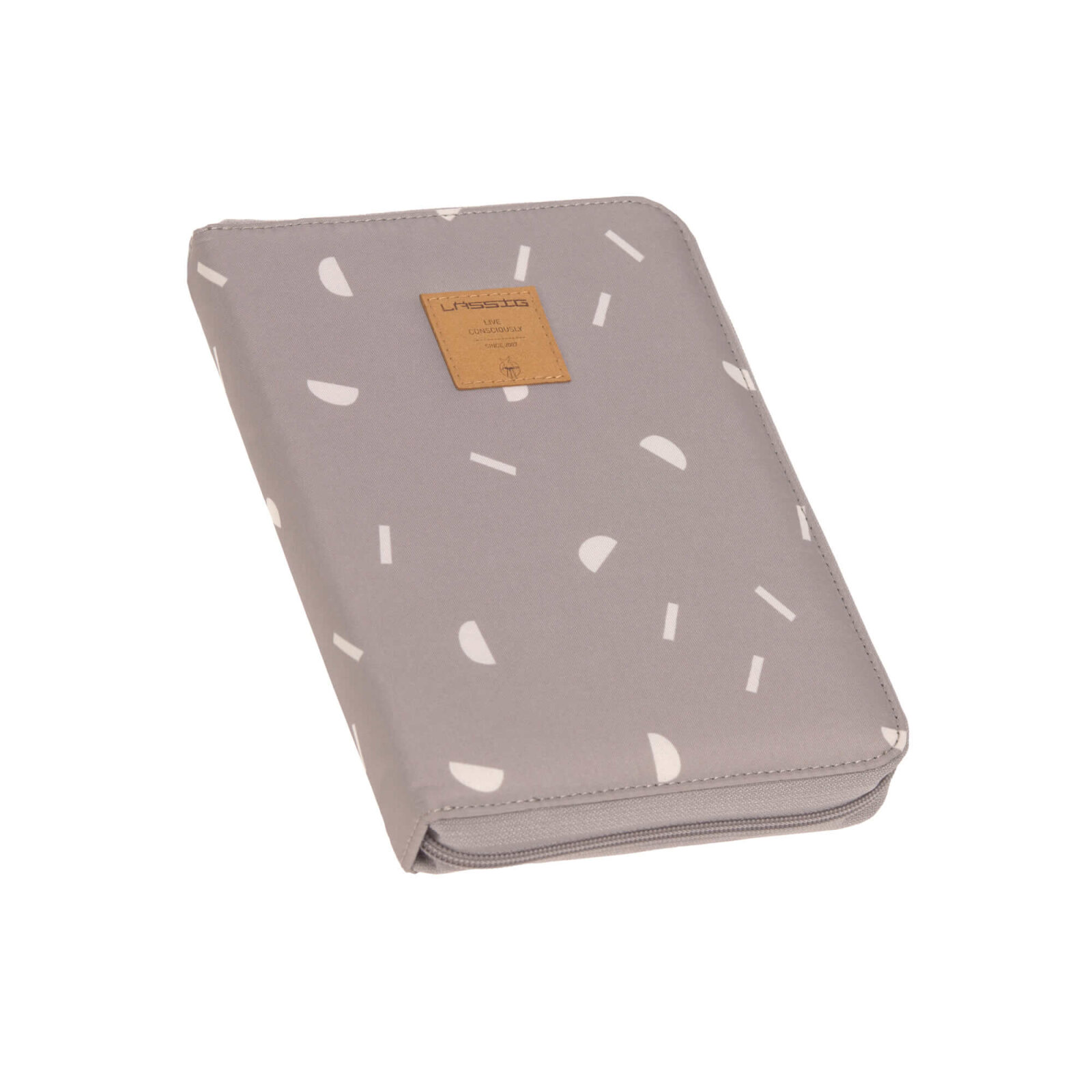 Bild von LÄSSIG Mama Mutterpasshülle U-Heft tasche Dokumententasche/Document Pouch Blocks taupe