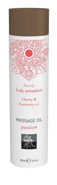 Bild von Shiatsu Gleit- & Massageöl 100 ml - SHIATSU Massage oil passion Cherry & Rosemary oil 100ml