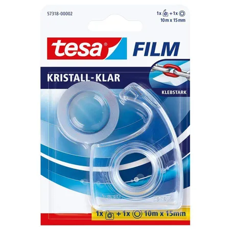 Bild von tesafilm® kristall-klar Klebeband (L x B) 10 m x 15 mm 57318 Inhalt: 1 Rolle(n) (57318-2-0)