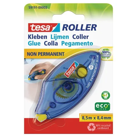 Bild von TESA Roller - Trocken - Klebeband - 1 Stück(e) - 8,4 mm - 8,5 m - Sichtverpackung (59191-02-02)