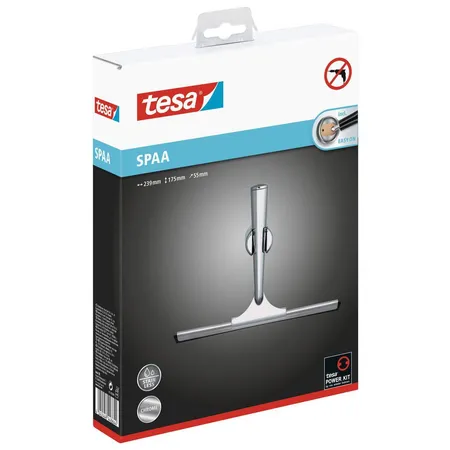 Bild von tesa Duschablage tesa 40345-00000-00 SPAA Duschabzieher Klebstoff Chrom (glänzend) in