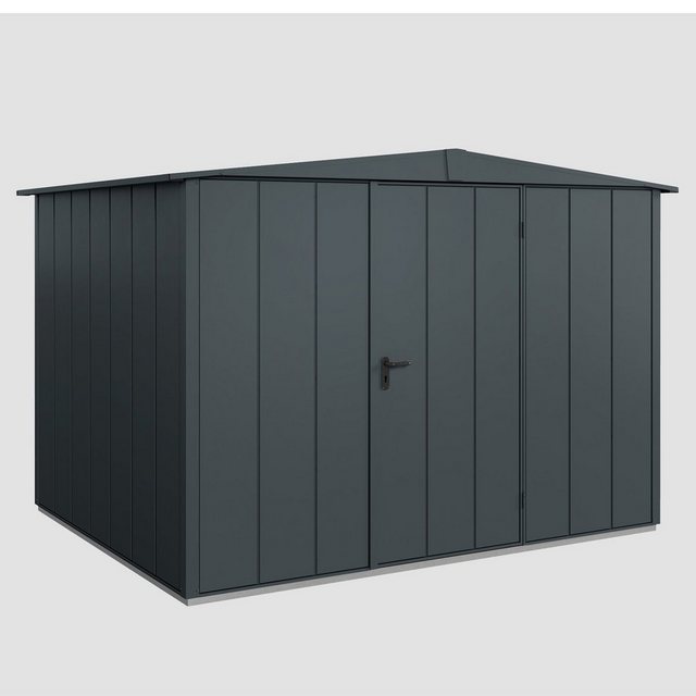 Bild von EcoStar Gerätehaus 'Elegant-S Typ 3' anthrazitgrau 302,8 x 238 cm, mit Einzeltür