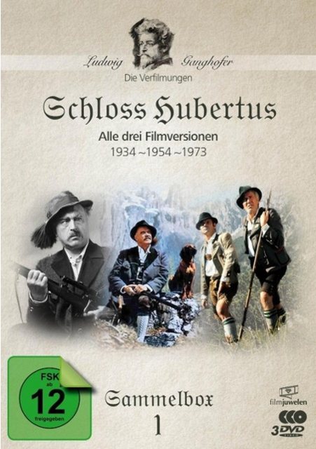 Bild von Schloss Hubertus (1934, 1954, 1973) - Die Ganghofer Verfilmungen - Sammelbox 1 DVD-Box