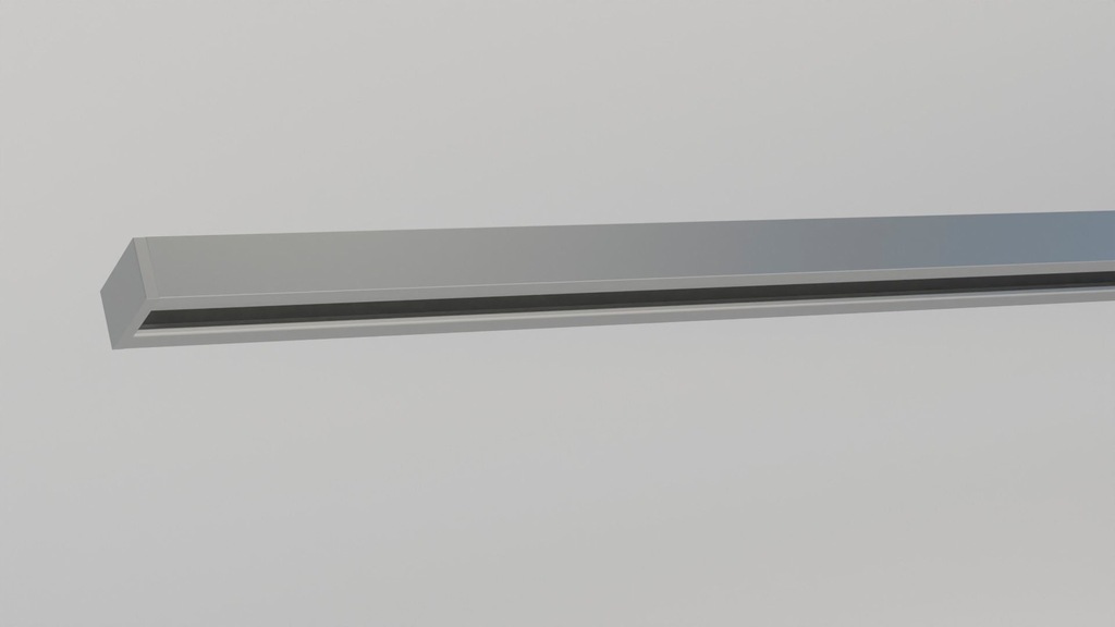 Bild von Schienensystem INDEKO "Objektschiene", silber (silberfarben), L:360cm, Aluminium, Kunststoff, Gardinenstangen, Innenlauf Gardinenschiene, Komplett-Set inkl. Gleitern&Montagematerial
