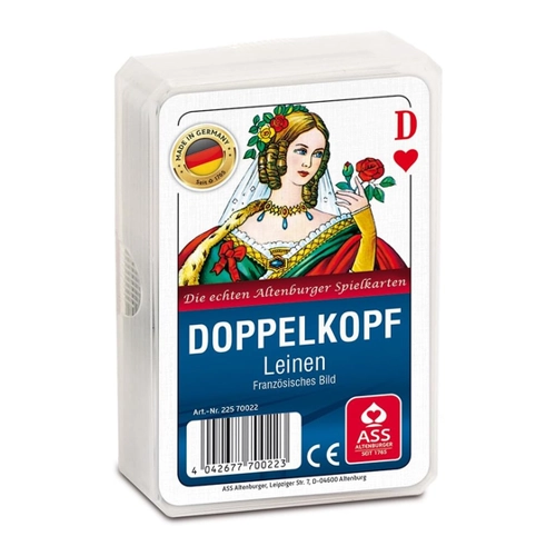 Bild von Doppelkopf LeinenprÃ¤gung (Glasklares Etui)