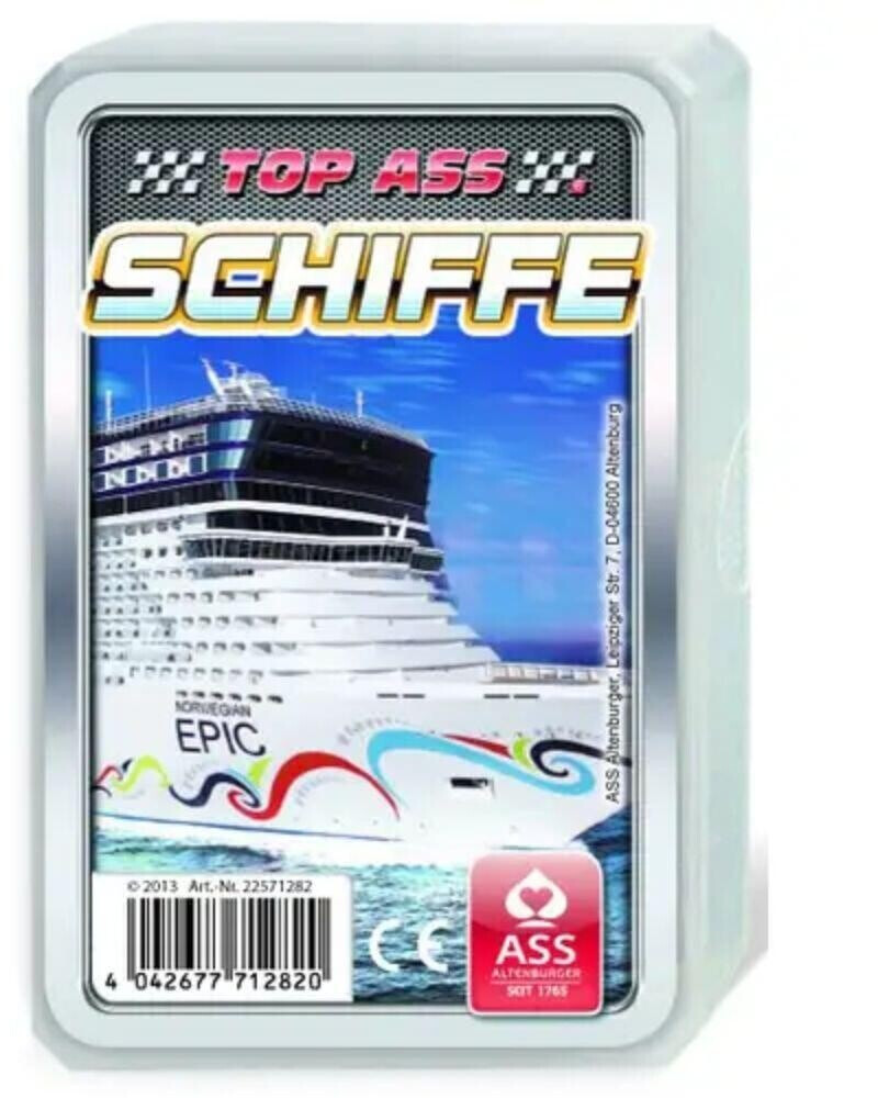 Bild von ASS Altenburger Spielkarten - ASS Altenburger - TOP ASS Quartett Schiffe