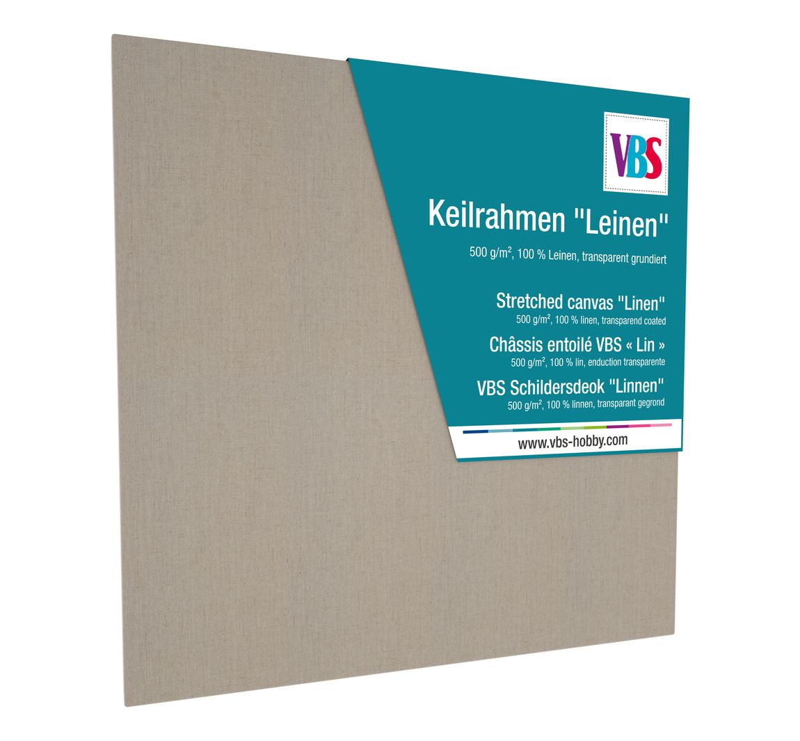 Bild von VBS Keilrahmen "Leinen" - 20 x 20 cm