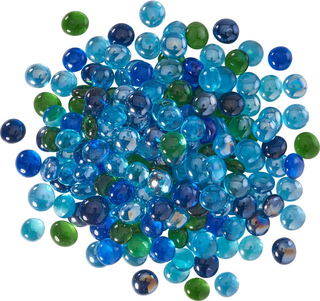 Bild von VBS XXL Dekoobjekt Glas-Muggelsteine Bunt, 1 kg