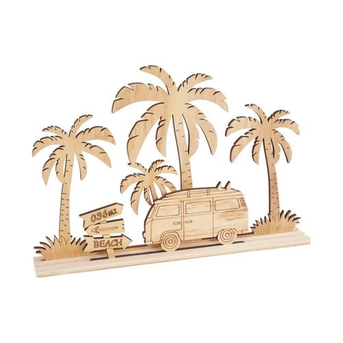 Bild von VBS Holz-Steckmotiv Campingurlaub – Kreativität für die eigene Urlaubsstimmung
