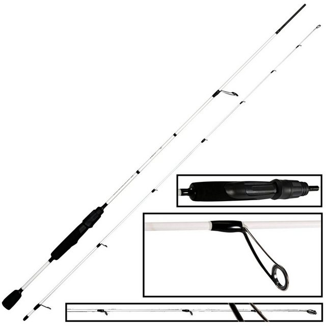 Bild von Castalia Strike Black & White 2,16m 0,5-5g - Forellenrute zum Spinnfischen mit Spoons, Angelrute für Forellen & Barsche, Spinnrute