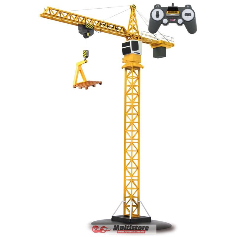 Bild von Jamara Spielzeug-Kran Turmdrehkran Liebherr 2,4G, Baufahrzeug, Spielwerkzeug, Funkferngesteuertes Fahrzeug, Kran, gelb