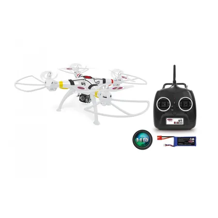 Bild von JAMARA 422026 Payload GPS Drone Altitude Full HD Wifi Coming Home, Quadrocopter, Drohne, Foto, Video, WiFi FPV Version mit HD Kamera, 350g Zuladung, ab 14 Jahre, automatische Höhenkontrolle, Weiß