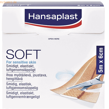 Bild von Hansaplast, Pflaster, 1009284 SOFT 5 m x (1 x)