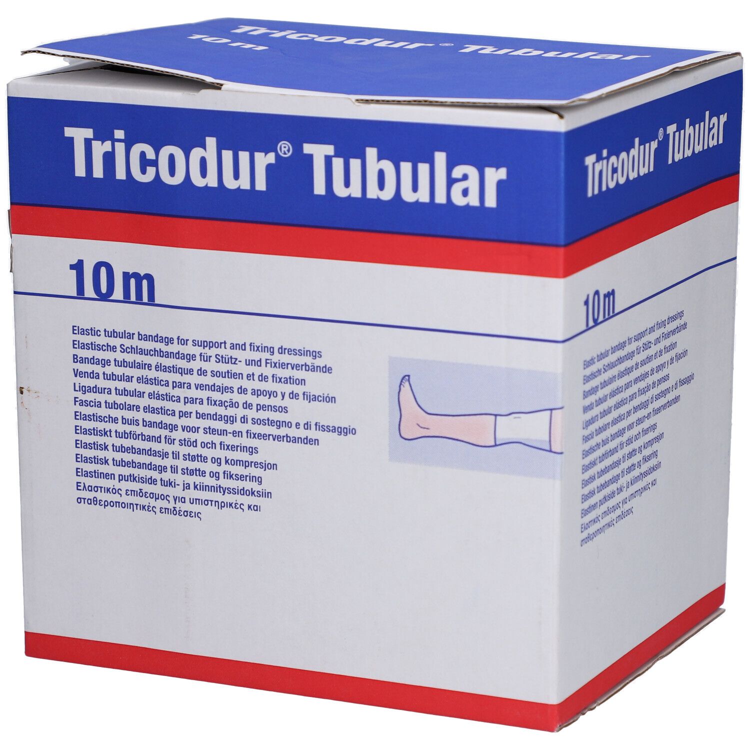Bild von TRICODUR Schl.-Bandage Gr.F 10 cmx10 m wei� 1 St