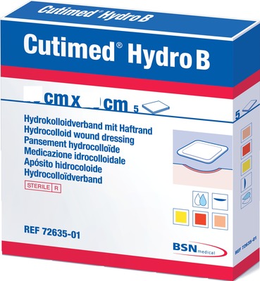 Bild von Cutimed Hydro B Hydrok.Ver.15x15cm Mit Haftr - Zur Wundversorgung