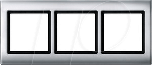 Bild von MERTEN EL ME 400360 - Aquadesign, Rahmen, 3-fach, aluminium (400360)