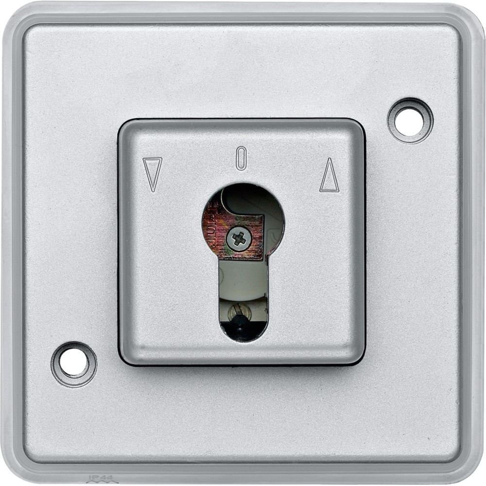 Bild von Merten, Lichtschalter + Storenschalter, Jalousietaster-Einsatz PANZER si mt IP44 318460