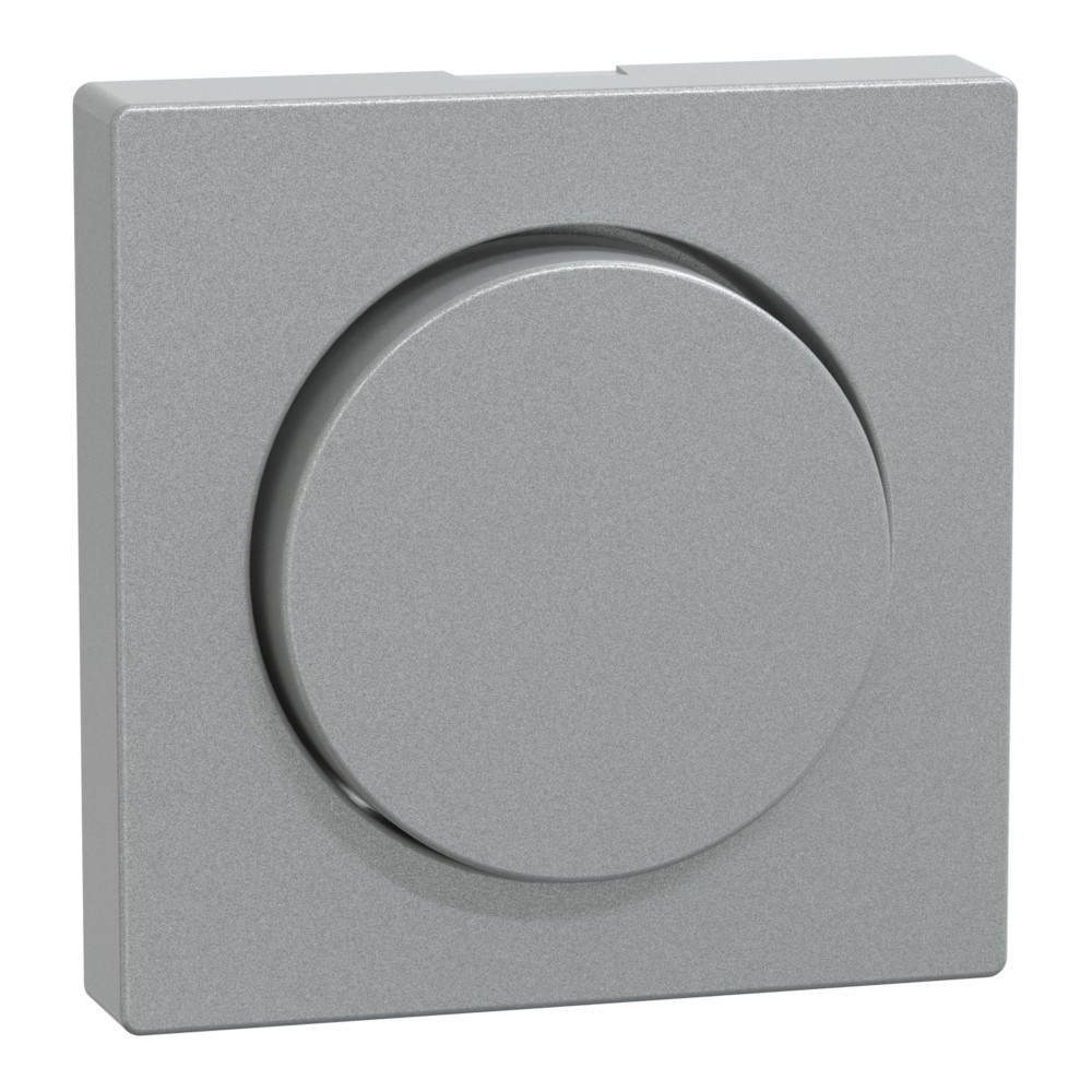 Bild von EL SM 52500460 - System M, Zentralplatte, mit Drehknopf, aluminium, edelmatt