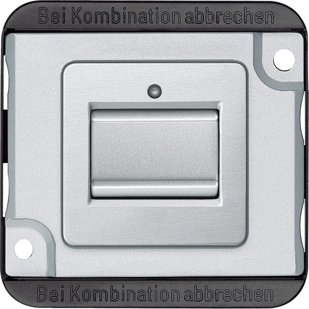 Bild von Merten Kreuzschalter-Eins., 1-polig, 10 AX, AC MEG3117-7060, Taster + Schalter, Silber