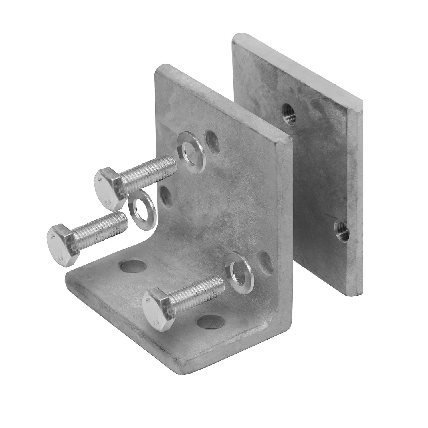 Bild von bellissa Winkelflansch für 10 x 3 cm Rohre (Schneckendusche) LxBxH 10 x 7,5 x 9,8 cm