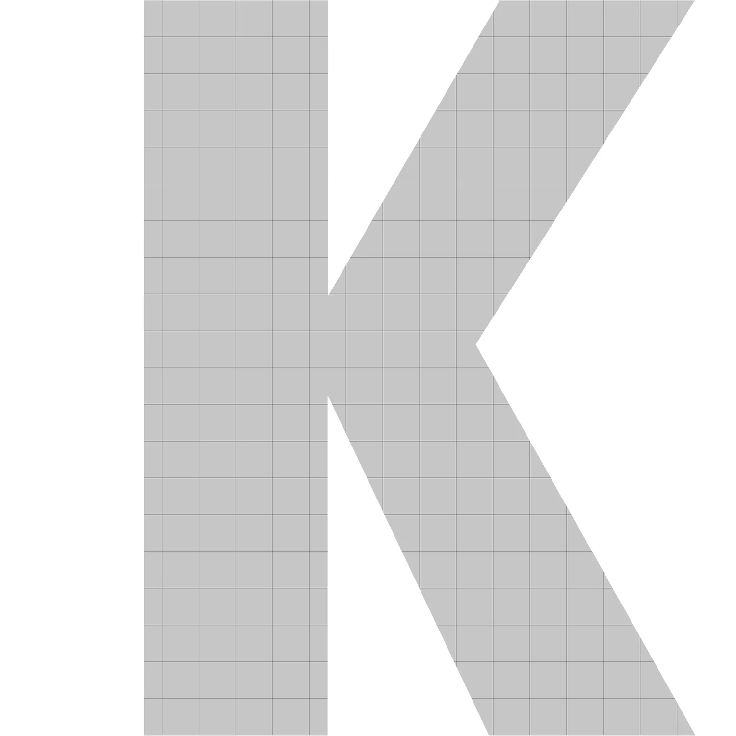 Bild von bellissa Buchstabengabione K 100x75x21 cm