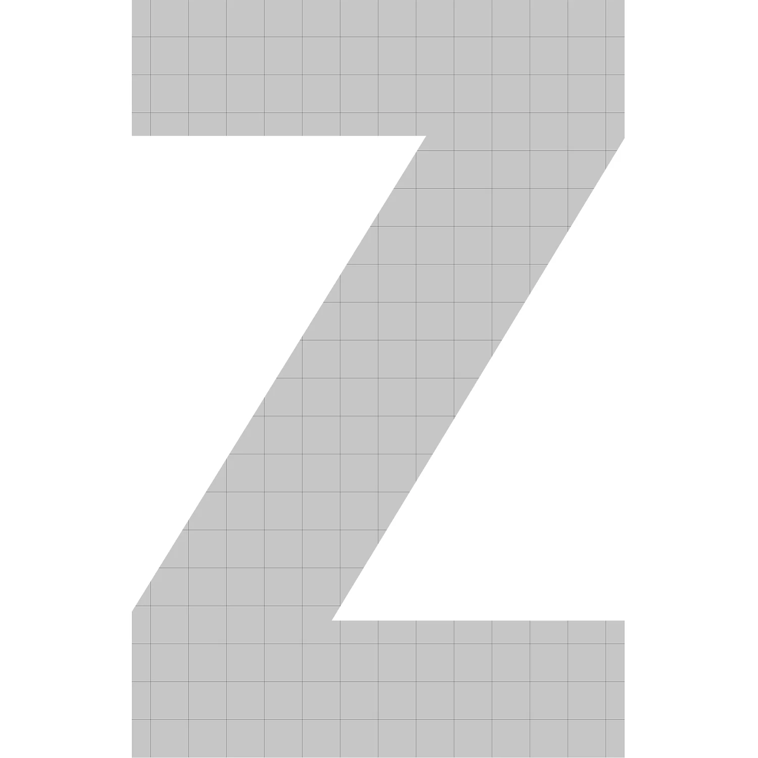 Bild von bellissa Buchstabengabione Z 100x65x21 cm