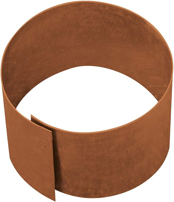 Bild von bellissa Rasenkante Kreis Ø 40 cm H13 cm verzinkt feuerverzinkt, silberfarbig - rund - Mit patentierter Verbindungstechnik