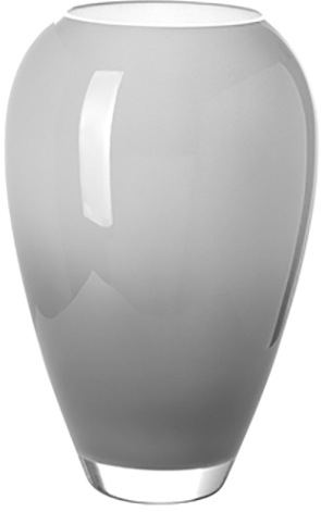 Bild von Fink Dekovase MALANA Glasvase - H.20cm x Ø13cm - grau - Glas - Blumenvase - Ziervase (1 St., Blumengefäß - Blumenbehälter), Dekovase Blumenvase für Pampasgras - Stilvolle Wohnaccessoires