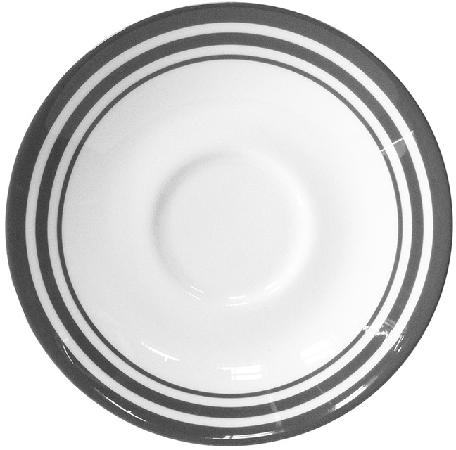 Bild von Fink Untertasse "Moments", (Set, 4 St.), Porzellan mit 3 Streifen