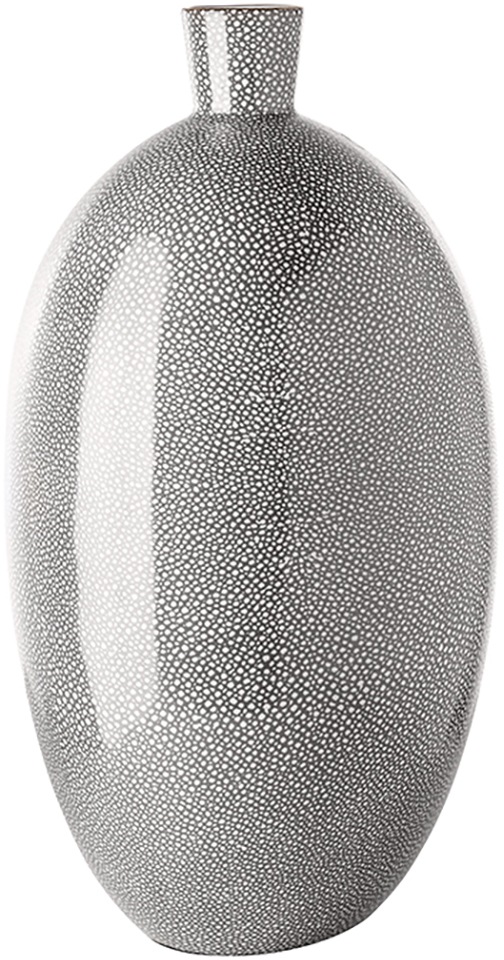 Bild von Fink Dekovase ATHINA Vase - H.45cm - Porzellan - grau - Wohnaccessoires (Blumenbehälter - Blumengefäß), Elegante Dekovase - Blumenvase & Ziervase für stilvolle Akzente