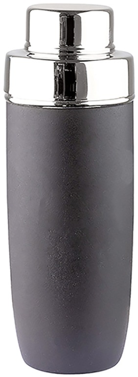 Bild von Cocktail Shaker FINK "ANDOR", schwarz, H:23,50cm Ø:8,50cm, Edelstahl, Shaker, durch aufwändige Handarbeit gefertigt