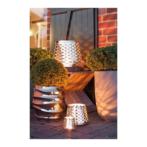 Bild von Edelstahl-Windlicht 'Luma' H16