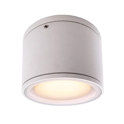 Bild von Deckenaufbauleuchte Mob Round in Weiß GX53 IP54