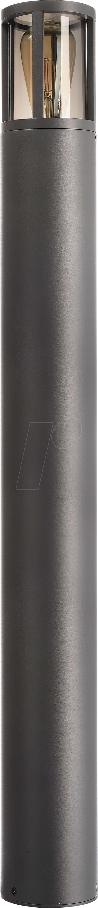 Bild von Deko-Light Außen-Stehlampe Facado II, Farbe: Rauchglas, Höhe: 1000 mm, kein Leuchtmittel enthalten, 2700