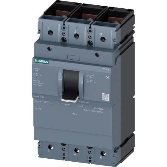 Bild von Siemens 3VA1463-1AA32-0AA0 Lasttrennschalter 1 St. Einstellbereich (Strom): 630A (max) Schaltspannun