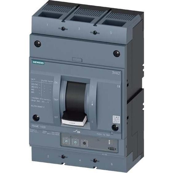 Bild von Siemens 3VA2563-7HL32-0AA0 Leistungsschalter 1 St. Einstellbereich (Strom): 250 - 630A Schaltspannun