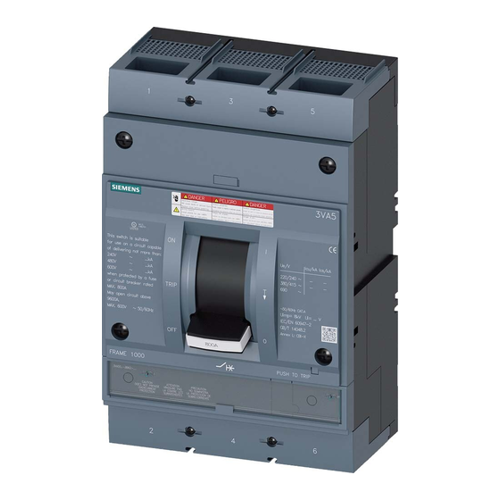 Bild von Siemens Leistungsschalter 800A 2p IP40 Einb 3VA5580-1BB62-0AA0