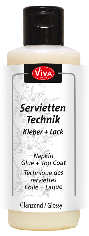 Bild von ViVA DECOR Servietten-Technik Kleber + Lack, 82 ml