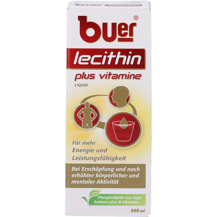 Bild von Buer Lecithin Plus Vitamine 500 ml Flüssig - Zur Nahrungsergänzung