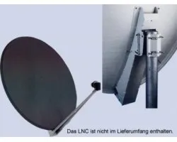 Bild von Gibertini 125 cm Aluminium Offsetantenne weiss