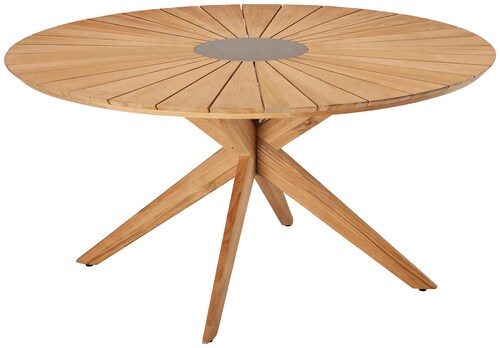 Bild von Best Freizeitmöbel Gartentisch Best Freizeitmöbel Dining-Tisch Agadir rund Gartentisch Outdoor in