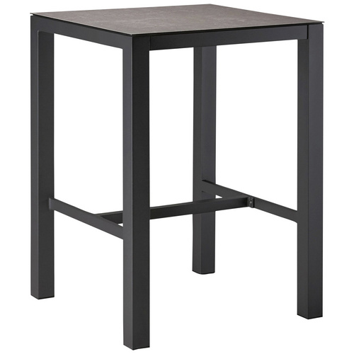 Bild von BEST Bartisch »Rhodos«, BxHxT: 80 x 109 x 80 cm, Tischplatte: HPL-Platte - grau