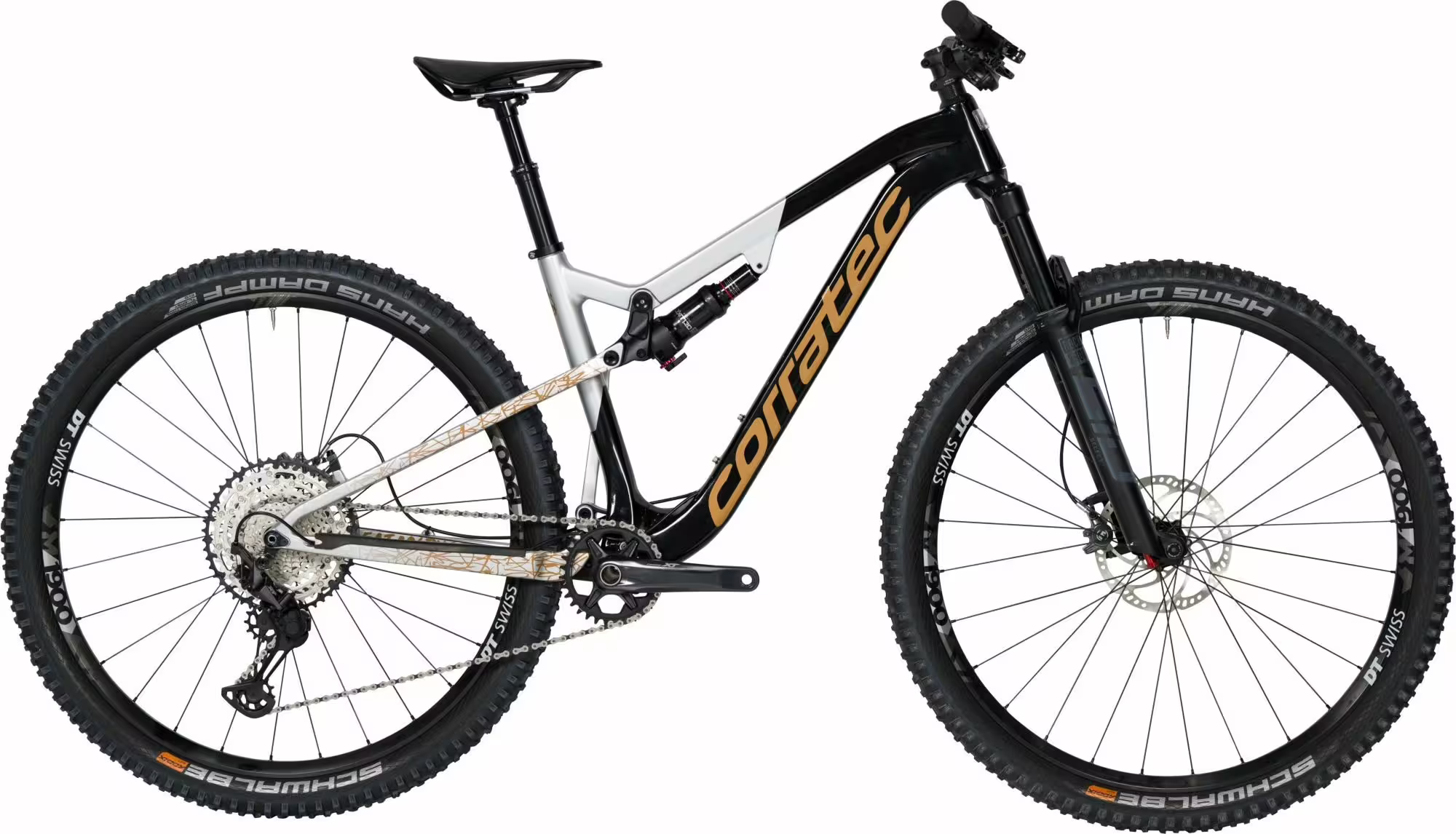 Bild von Corratec Revolution iLink Pro Pearlized Black/Rainbow Silver/Gold 2024 28"; Diama...