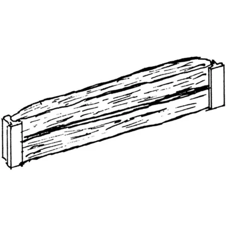 Bild von 3350 H0 Bahnsteigkanten aus Holzschwellen+Schienenprofilen L=95cm