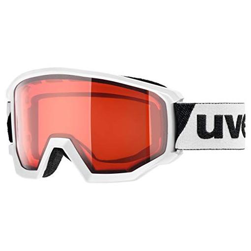 Bild von uvex Athletic LGL Brillenträger Skibrille (2130 white, lasergold lite/rose (S2))