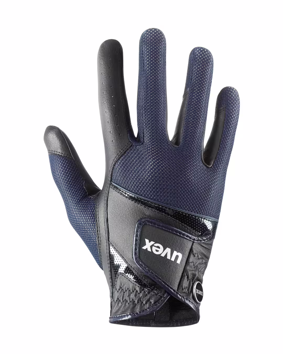 Bild von uvex sumair - flexibler Reithandschuh für Damen und Herren - strapazierfähig - optimale Belüftung - black-blue - 7