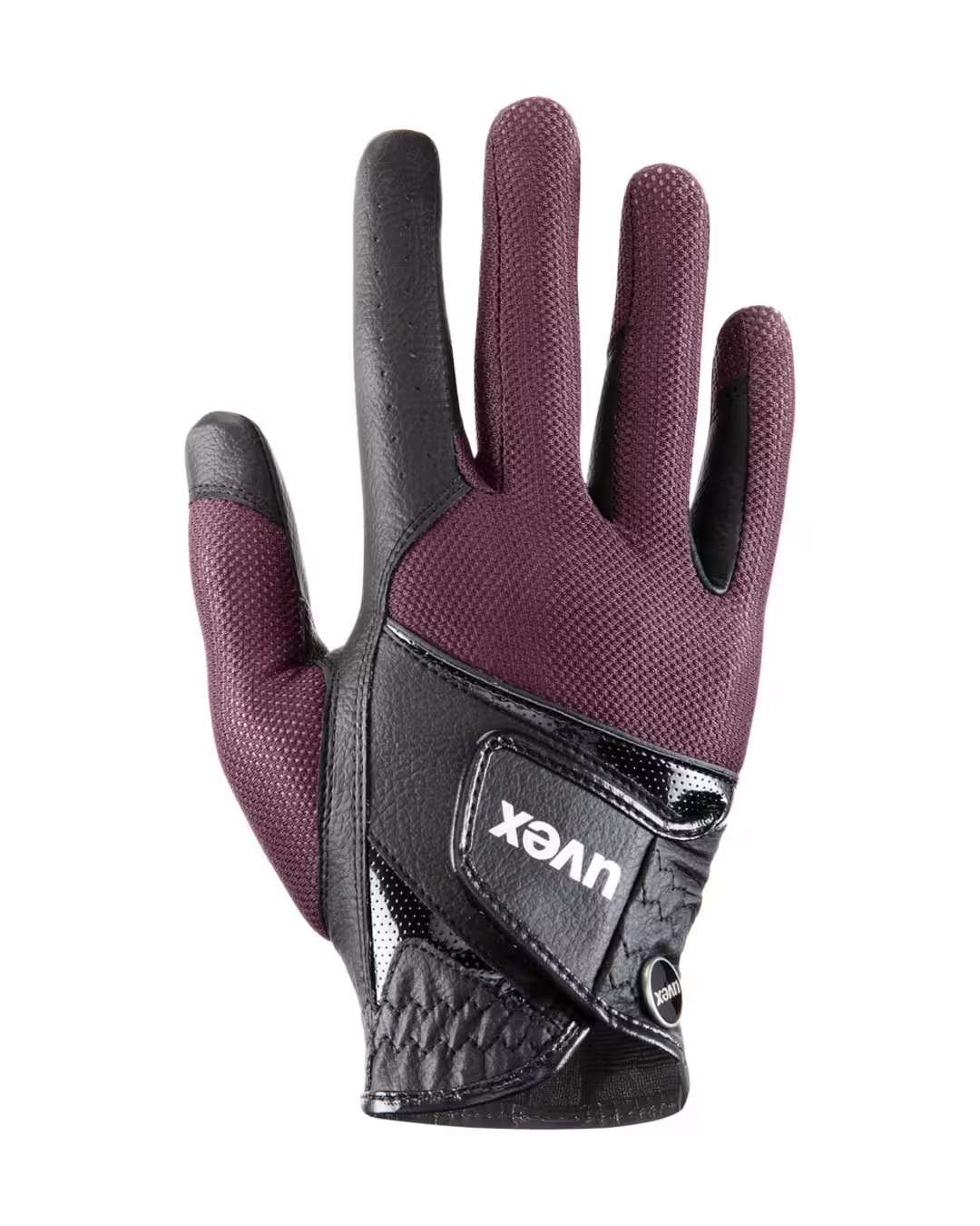 Bild von uvex sumair - flexibler Reithandschuh für Damen und Herren - strapazierfähig - optimale Belüftung - black-burgundy - 6