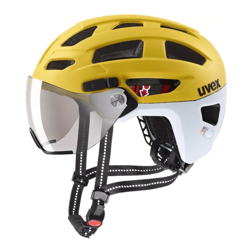 Bild von uvex Finale Visor Fahrradhelm (52-57 cm, 10 sand/white matt)